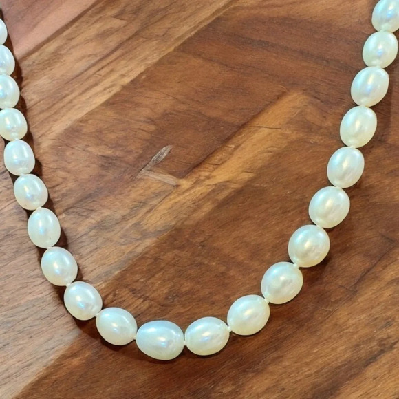 Honora Sterling Silver Graduated Freshwater Pearl Necklace - Picture 3 of 6